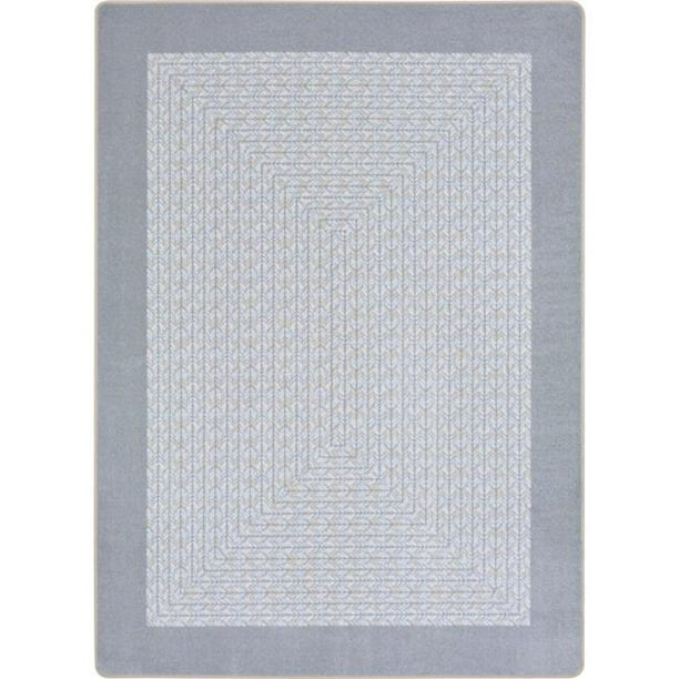 Joy Carpets Like Home Area Rug Silver 5'4 x 7'8 Joy Carpets Like Home Area Rug Silver 5'4 x 7'8